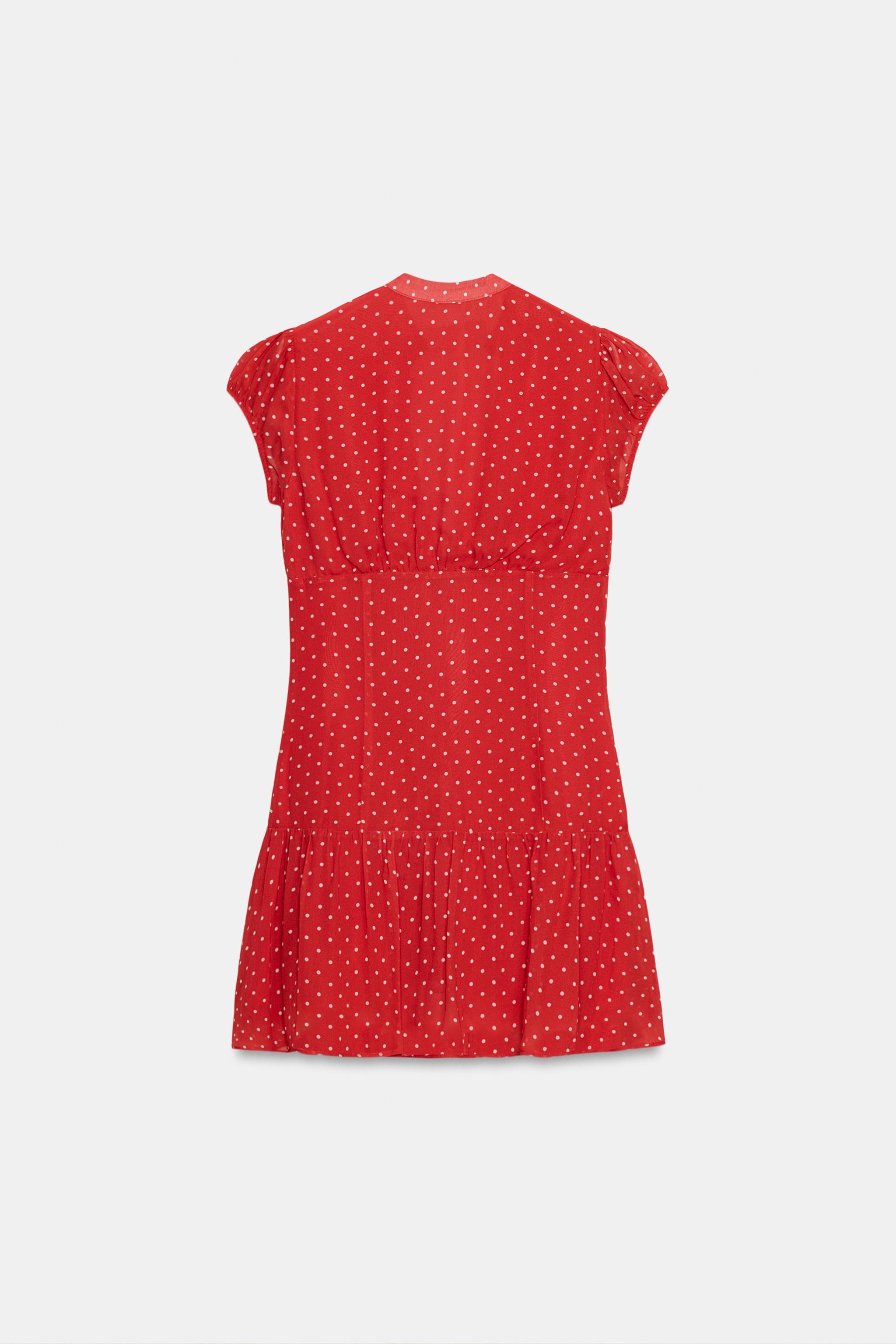 SHORT POLKA DOT DRESS